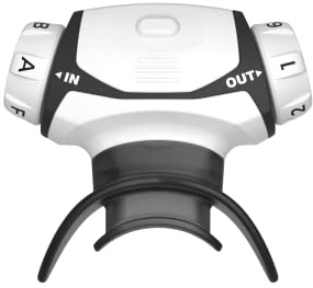 Snorflex Airofit 2.0 - Sistema de entrenamiento respiratorio con aplicación para fortalecer los músculos respiratorios, solo 5-10 minutos de entrenamiento diario con Bluetooth (blanco)
