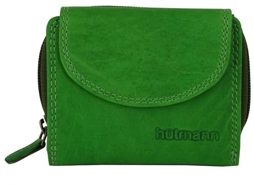 kleine Geldbörse für Damen | mit RFID Schutz kleine Portemonnaie | Portmonee aus Leder Frauen Geldbeutel Geldtasche für Frauen | Design Hill Burry