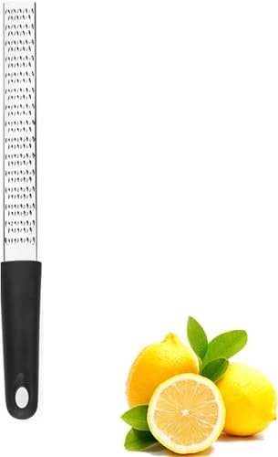 Grattugia Formaggi,Grattugia per Formaggio in Acciaio Inox Manuale Sbuccia Limoni Grattugia Limone per Parmigiano,Mela,Agrumia,Aglio,Cioccolato