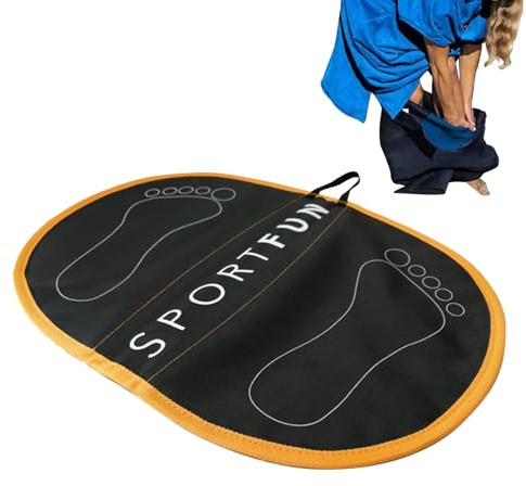 Acunny - Alfombra de Cambio de Surf, Protector de pies Impermeable | Bolsa Plegable con asa de Transporte para Alfombra de Cambio de Surf | para Piscina, Playa al Aire Libre y Barco