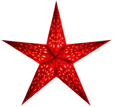 Windworks E01112 papierstern,leuchtstern SMALL Mono red