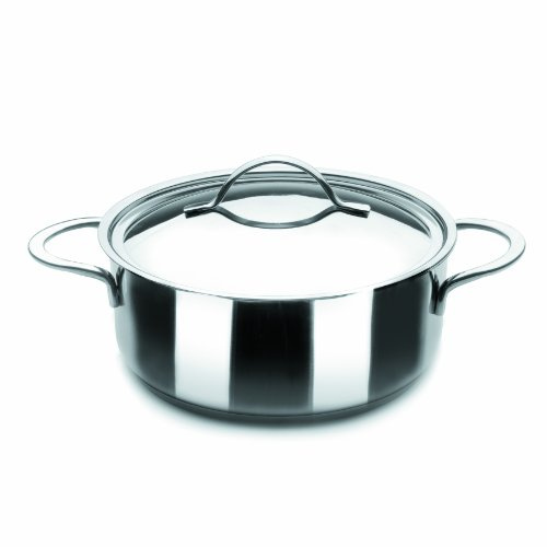 IBILI - Casserole avec Couvercle Noah, 28 cm, Acier Inoxydable 18/10, Compatible avec l’Induction