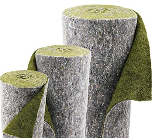 Tapete de orilla de 6m x 0,5m tapete de terraplén verde tapete de borde de estanque para el revestimiento del estanque