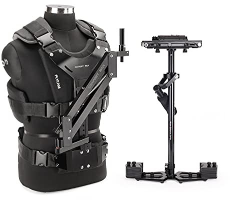 FLYCAM HD-5000 Mano retenida Estabilizador con Comodidad Brazo y Chaleco Profesional Montaje del Cuerpo estabilización Sistema para videocámaras DSLR de hasta 5 kg+Bolsa de Almacenamiento(CMFT-HD5)