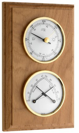 TFA 20.1087.01 Oak 2 Dial Indoor Analogue Weather Station