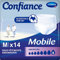 Confiance Mobile - Slips Absorbants pour Hommes et Femmes - Niveau d'Absorption- 8 gouttes (Fuites Urinaires Importantes) - Discrets et efficaces - pH Neutre à la Peau - Taille M - 14 Unités