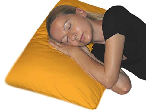 Vetrina del Benessere SOGNI D'ORO -cm. 40 x 60- Guanciale Ortopedico Cuscino per Letto con Imbottitura Naturale in Pula di Miglio Depolverizzata completo di Federa Lavabile in 100% Cotone