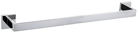 Lot de accessoires de salle de bain muraux en acier inoxydable brossé antirouille, avec barre porte-serviettes, anneau porte-serviettes Single Towel Bar(50cm)