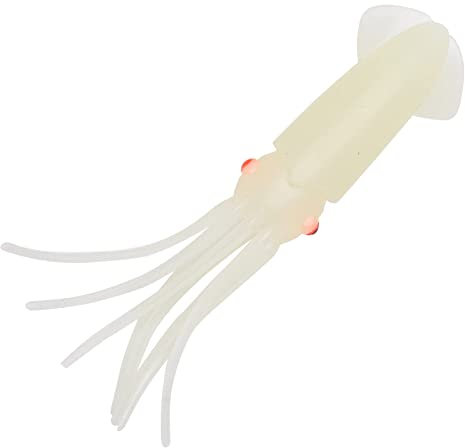 Tintenfisch-Angelköder, 10 Stück Tintenfisch-Angelköder, langlebig, robust, Leuchtend, lebensecht, weich, Silikon-Tintenfisch-Köder,(15cm)