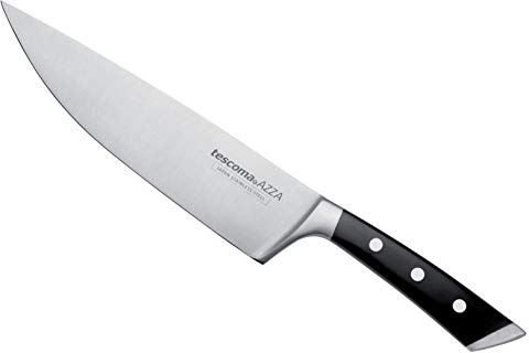 Tescoma 884530 Azza Coltello Cuoco, Acciaio Inossidabile, Nero, 20 cm, 1 Pezzo