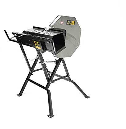 The Handy THSBENCH-G Electric Circular Saw with Bench and Guard, Outdoor Ripsaw and Stand with 405mm Día Blade, 2200W - 2 Year Guarantee