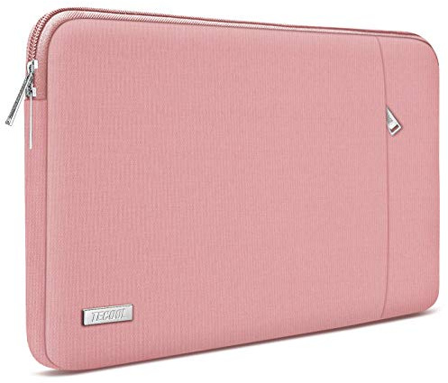 TECOOL 15 15,6 Pouces Pochette Ordinateur Portable pour 15,6 HP Lenovo Dell Acer ASUS Chromebook Samsung Notebook, Protection Housse PC Portable 15.6 Pouces Sacoche Ordi,Rosa