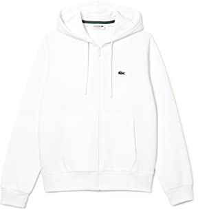 Lacoste Sweatshirt Classic Fit Homme , Blanc, M