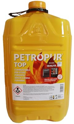 Combustibile liquido Petropur Top, tanica 18 litri (2 pezzi)