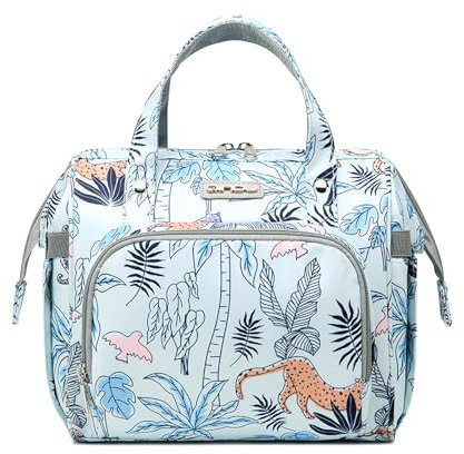 SONARIN Ligera Multifuncional Bolsa de Pañales para Bebé,Convertible Mochila de Pañales Maternidad Messenger Bolso Bandolera de Cambio Impermeable Bolsa de Viaje para Pañales(Azul)