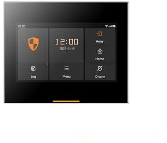 Système d'alarme pour la sécurité de la maison, Système d'alarme de sécurité domestique sans fil 4G 433MHz Smart Alarme antivol avec sirène solaire Tuya Pour la sécurité de la maison et la sécurité de