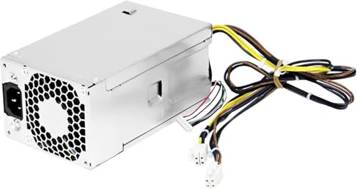 S-Union Förbättrad strömförsörjning D16-250P1A L08417-002 på 250 W som reservdel kompatibel med HP ProDesk 280 282 600 800 G3 480 400 G4 P/N PCH022 L08417-004 901760-002 PA-225 1-5 D16-250P1A (24