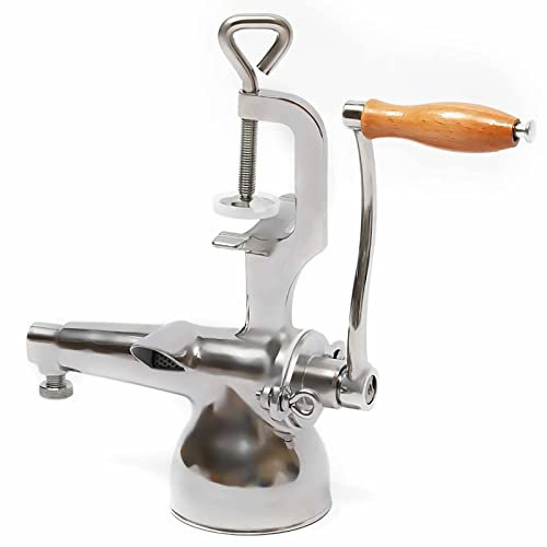ROMYIX Spremiagrumi manuale in acciaio inossidabile, Spremiagrumi Spremifrutta Portatile, Spremiagrumi Sano Masticante per Erba Di Grano, Agrumi E Verdure