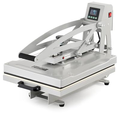 CREWORKS Magnetische Hitzepresse 50x40 cm, 2200W - Halbautomatisch mit Auto-Open & Clamshell-Design