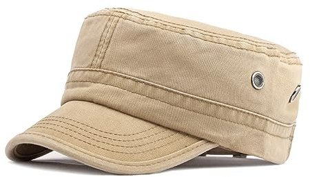 Herr platt topp militär justerbar visir utomhus sport hatt armékeps klassisk basebollkeps
