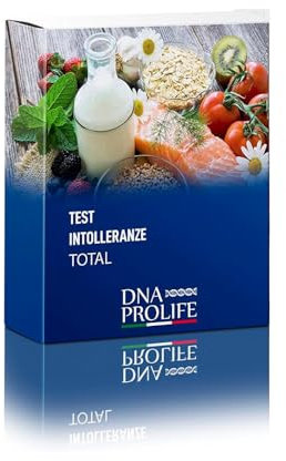 DIENNEA Prolife - 600 Food Intolerance Test - Erkennen Sie Gluten- und Laktoseintoleranzen - Verbessern Sie Ihr Wohlbefinden - Made in Italy