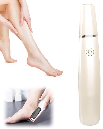 Electric Feet Callus Remover, 2025 New Electric Callus Remover for Feet, Callu Removers, Strong Pedicure Set, Foot Care Electrics Callu Removers Feets for Dead, Hard, Cracked Skin (White)