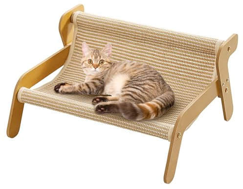 Cama de de Gato - Salón de para Gatitos,Protector De Muebles para Mascotas Rasguñando Lugar De Descanso para Gatos En Interior