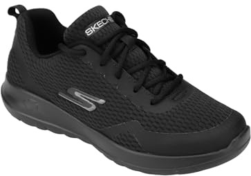 Skechers Damen Go Walk Joy Sneaker, Schwarz, 44.5 EU Schmal