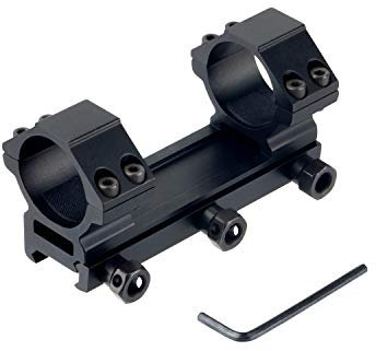 FOCUHUNTER Anelli Picatinny Weaver Tactical 30 mm pour cannocchiale da Caccia Fucile monopozzo Montage en aluminium 20 mm Rail Laser Scope Montage à Coda di rondine