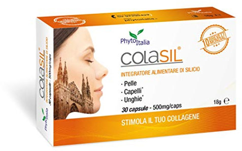 Phytoitalia Colasil - 30 Capsule - Silicio, Collagene, Capelli, Unghie, Pelle