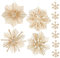 Anstore 14-teiliges Strohsterne Set, Weihnachtsbaumschmuck Deko aus Stroh, Strohsterne Baumschmuck Weihnachtsdekoration
