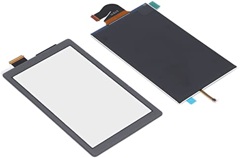 Cuifati Écran de Remplacement pour Switch Lite, Coupes précises et interfaces Uniquement pour Switch Lite adapté à l'installation et Facile à Installer.(Le Noir)