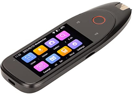 Pocketalk Sprachübersetzer 112 Sprachen OCR-Stift-Scanner und -Lesegerät, Lesestift für Geschäftsreisen Im Ausland, Unterstützung für Online-Offline-Fotoübersetzung,