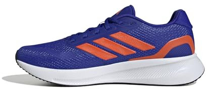 adidas Herren Runfalcon 5 Running Shoes, Lucid Blue/Impact orange/core Black, 44 2/3 EU