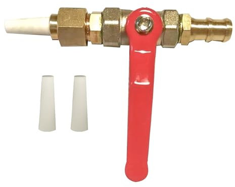 Pistola de chorro de arena de cerámica, kit de pistola de chorro de arena, pistola de chorro de arena con tres reemplazos de punta de boquilla de 2,4 mm, pistola de chorro de arena tipo válvula para