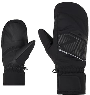 Ziener Gore-Tex - Manoplas de esquí para Adultos y Deportes de Invierno, Color Negro, 8,5