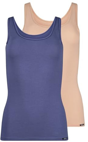 Skiny Damen Tank Top 2er Pack Cotton Advantage 081147 Gr. 38 in skippercameo Selection