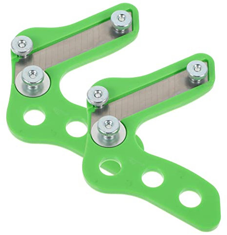 Veemoon 2pezzi Pialla Per Falegnami Strumento Per Smussare e Rifilare Piano Lame Per Finitura Precisa e Comfort