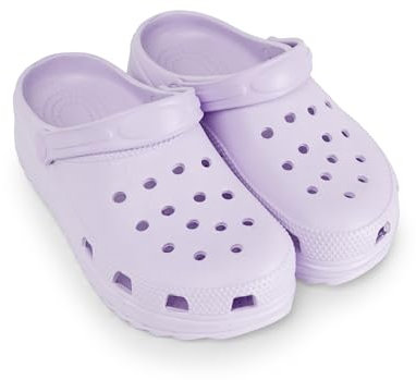 BESCH Zuecos Clasico de EVA para Mujer, Adulto Unisexo - Zapatillas de Verano Impermeable Ligero (Lila, 41)