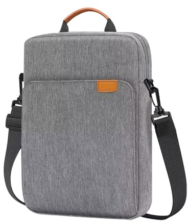 Tablet Sleeve Bag - 2-i-1 axel- och crossbodyväska | Laptopväska tablettväska förvaring | Stötsäker, nötningsbeständig, smutsavvisande - bärväska med axelrem för kontors- och affärsresor