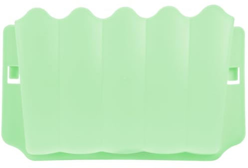 Luxshiny Comedero para Conejos y Chinchillas de Plástico Verde Soporte para Almacenamiento de Pasto, Evita Mordeduras y Cuida el Crecimiento Saludable de Mascotas Pequeñas