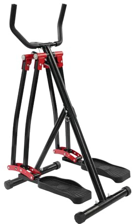 Czyurachel Bicicleta elíptica plegable para el hogar, pantalla LCD, hasta 150 kg, máquina elíptica, fitness en casa, entrenamiento de cuerpo entero, brazos, piernas y torso