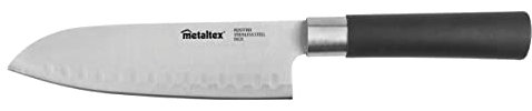 Metaltex 255872038 Asia Coltello santoku, 29 cm, acciaio INOX