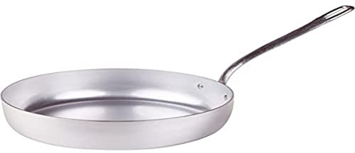 Pentole Agnelli Linea Family Cooking Alluminio Padella con Un Manico, Argento, 12 cm