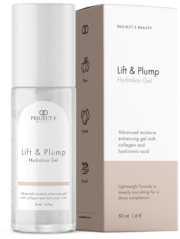 Aqua Collage Gel från Project E Beauty | Anti-aging hudvård | daglig fukt | fuktgivande ansiktsvård | anti-rynk kroppslotion | för torr eller grov hud | 50 ml