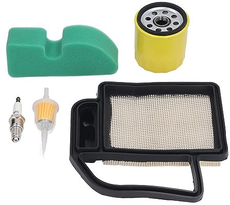 Filtro Aria Trattorino Rasaerba, Filtri Olio Aria F6TC Candela Pezzi di Ricambio per 13AX60RG744 13AX60RH744 LX420 LX460