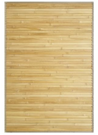 Acomoda Textil – Alfombra de Bambú Natural Ecológica para Interior y Exterior. Alfombra Resistente, Antideslizante y Cómoda para Dormitorio, Salón y Jardín. (Natural, 60x90 cm)