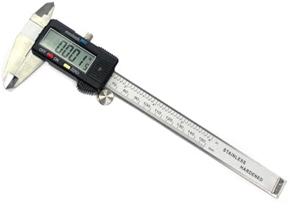 Pied à coulisse numérique, inox, 150 mm, haute précision, lecture facile, idéal pour les travaux mécaniques et de menuiserie en acier inoxydable. *