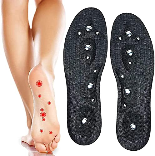 bekväma inlägg, Massage innersula Hälsa Fot Magnetisk Terapi Magnet Akupressur Sko Stövlar Kuddar for kvinnor och män(M)