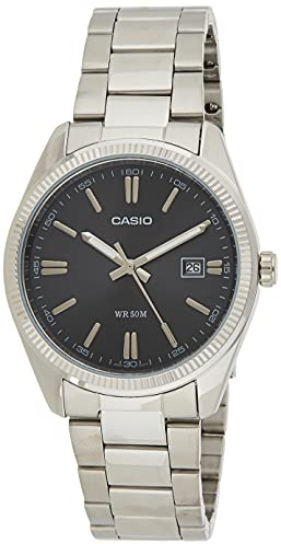 Casio Herren-Armbanduhr Classic Analog Quarz Edelstahl MTP-1302D-1A1